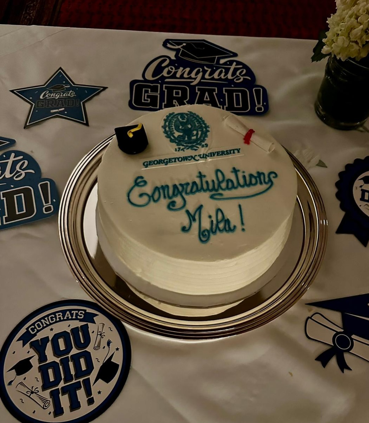 Rony Seikaly Celebrates Georgetown Graduation Milestone