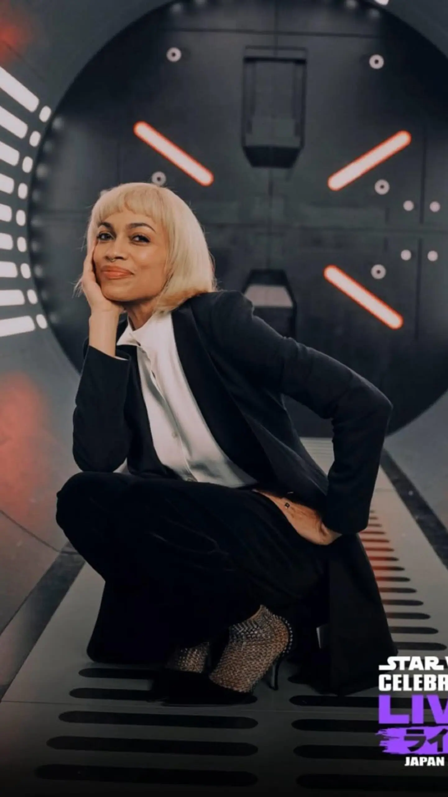 Rosario Dawson graces Star Wars Day with wit and a playful twist, promising more fun ahead.