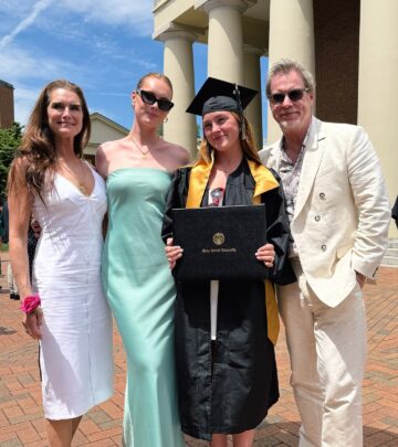 Brooke Shields beams with pride as her daughter Rowan marks a significant graduation milestone in style.