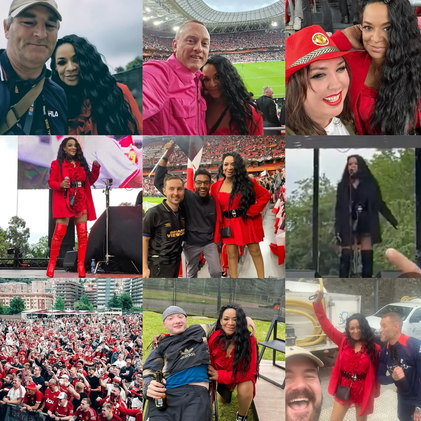 Rowetta Cheers on Man U at 2025 Europa League Final Happy Mondays singer savors international fan camaraderie in Spain ahead of the big match.