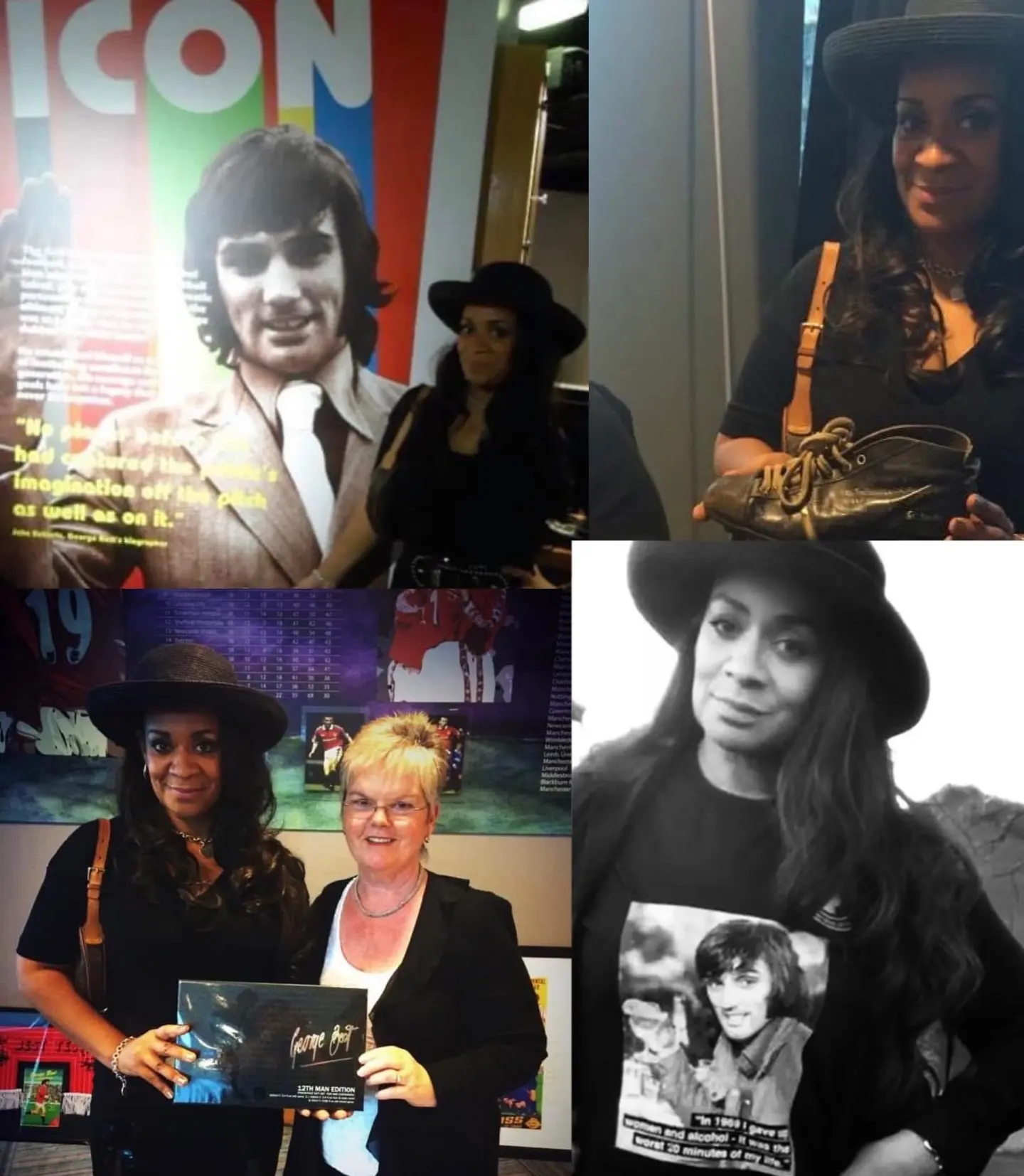 Rowetta Honors George Best With Tribute at Old Trafford Singer celebrates football legend's birthday alongside his sister on pitch inside stadium!
