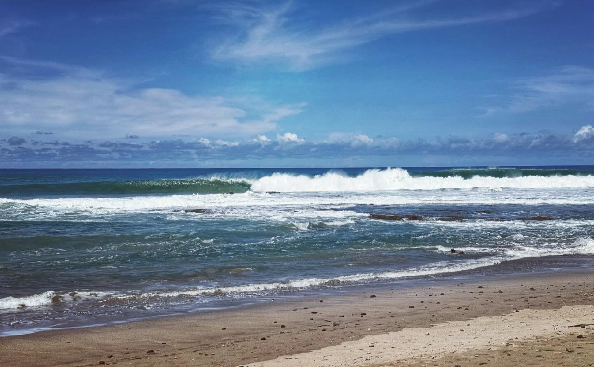 Waves, sunlight, and water thrills as the actor shares a refreshing coastal moment at sea