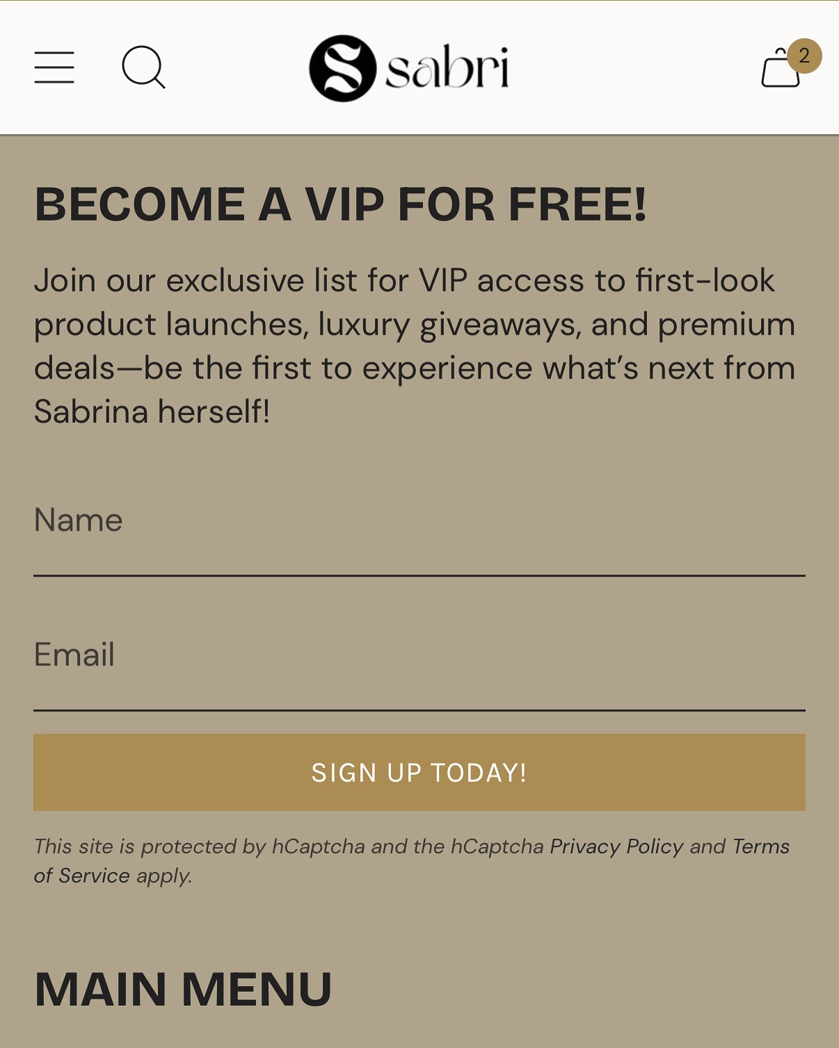 Sabrina Bryan Launches VIP Newsletter
