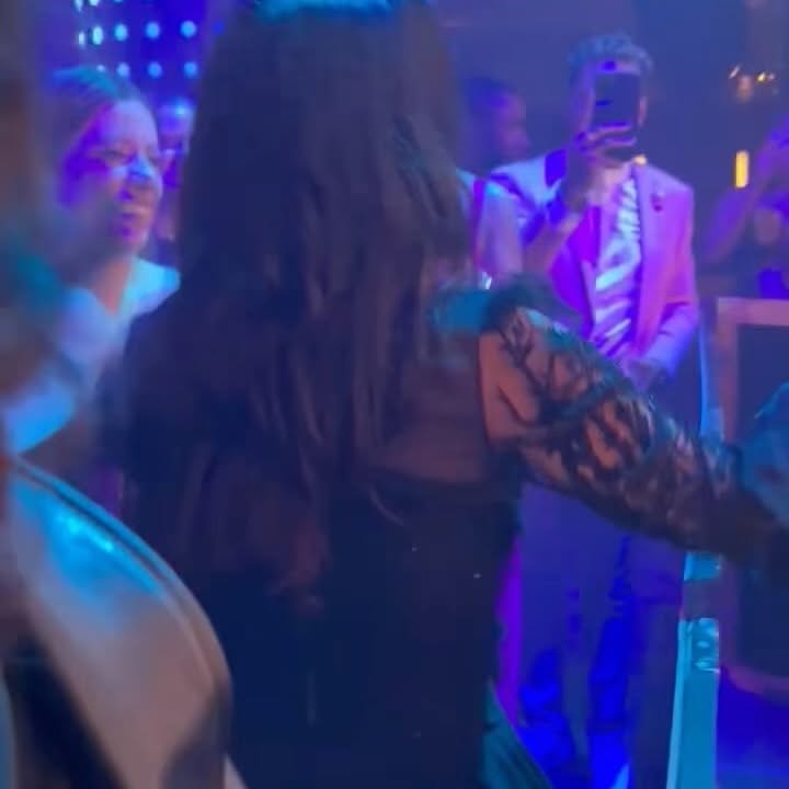Salma Hayek Lights Up Glam Party Night