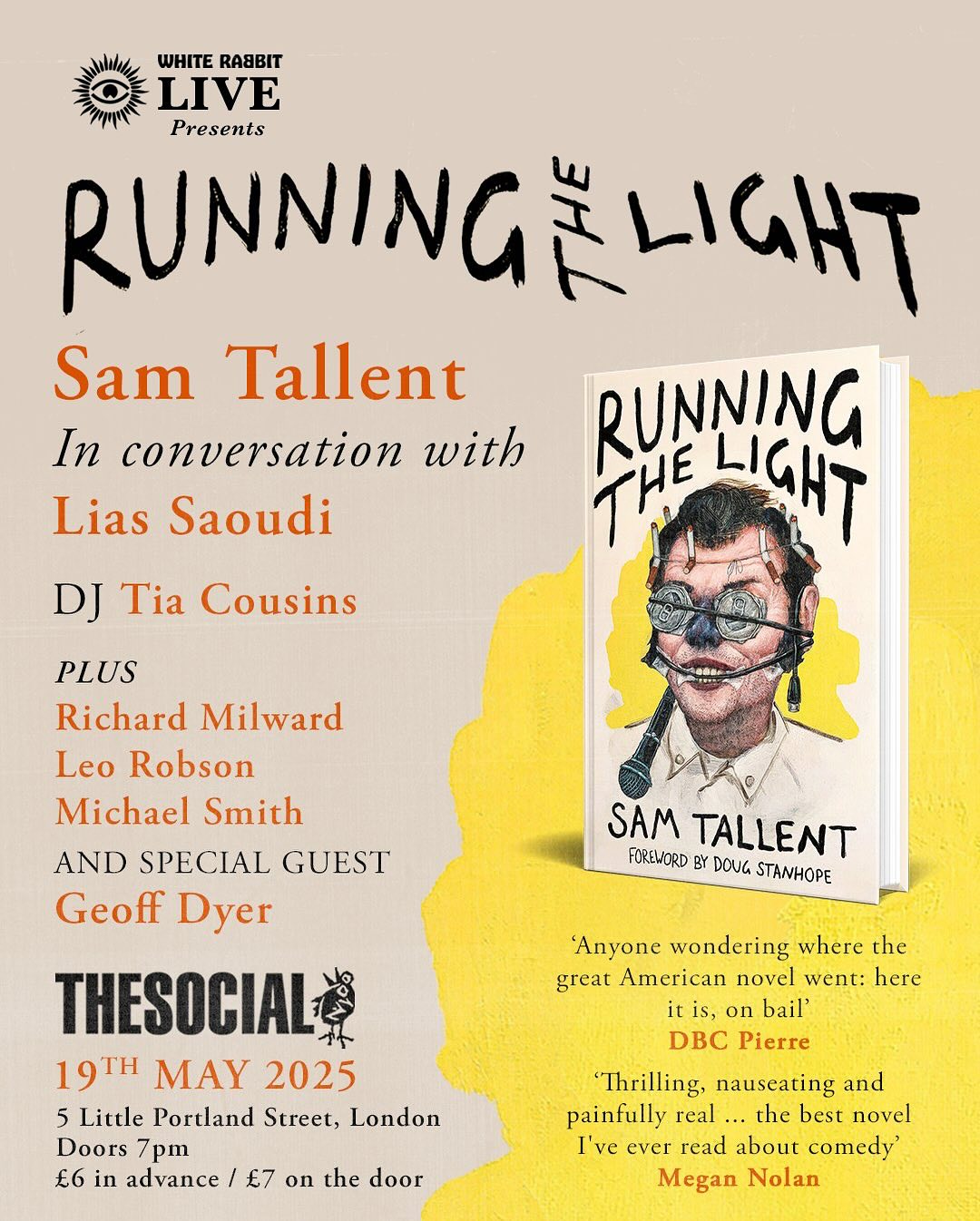 Sam T’s Running The Light Launch