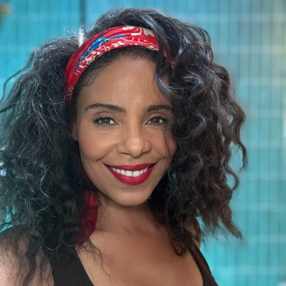 Sanaa Lathan Embraces Self-Care With Bold Red Lip Selfies Sanaa Lathan shines in selfies with bold red lips, offering a chic take on self care vibes!