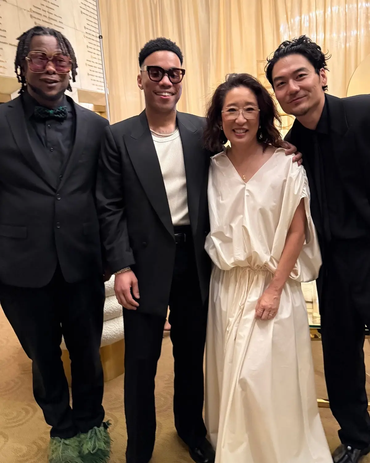 Sandra Oh Applauds GoldHouseCo Awards And Pachinko Narration