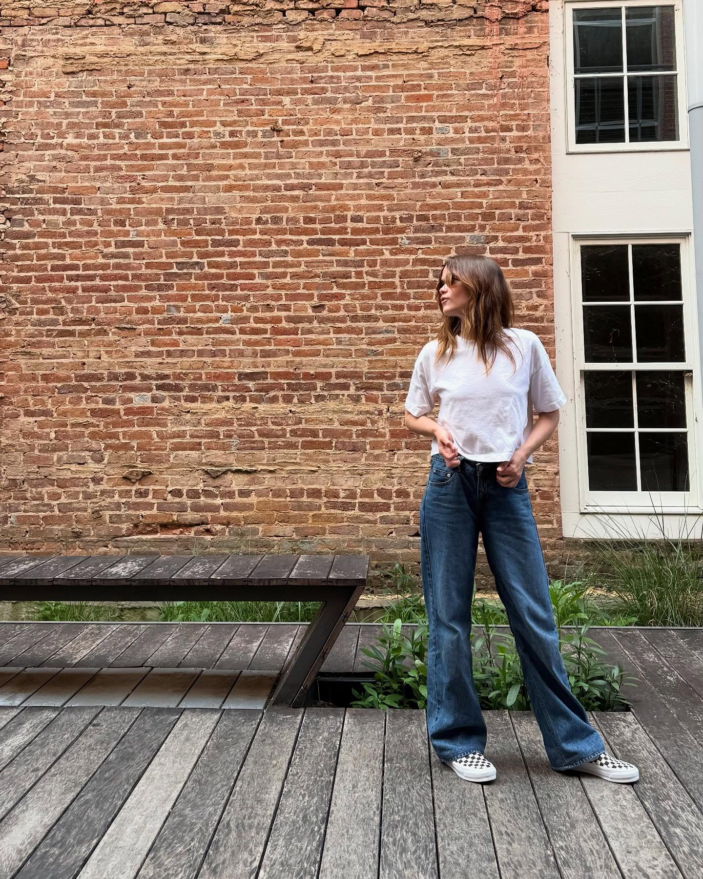 Sarah Catherine Hook Embraces Vans In Striking On-Set Look Rising star shifts gears with chic Vans style, blending youthful energy and timeless flair.