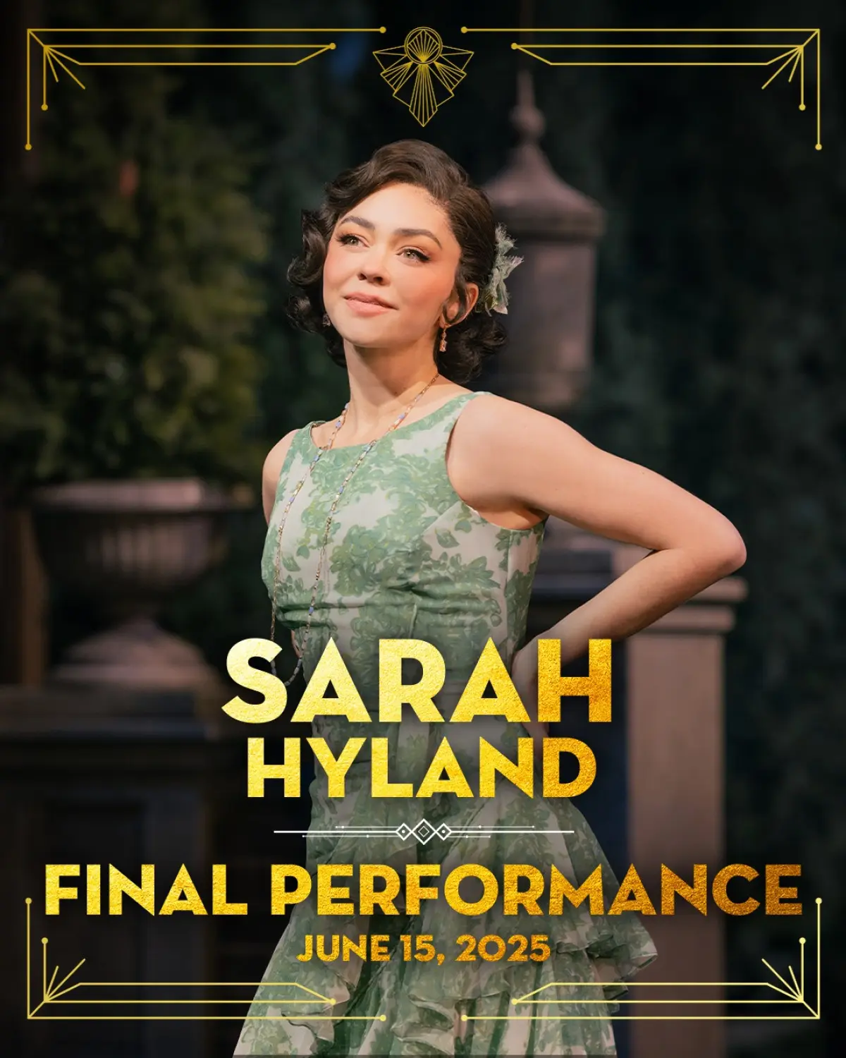 Don't miss Sarah Hyland's dazzling Broadway debut in The Great Gatsby—only 5 weeks remain!