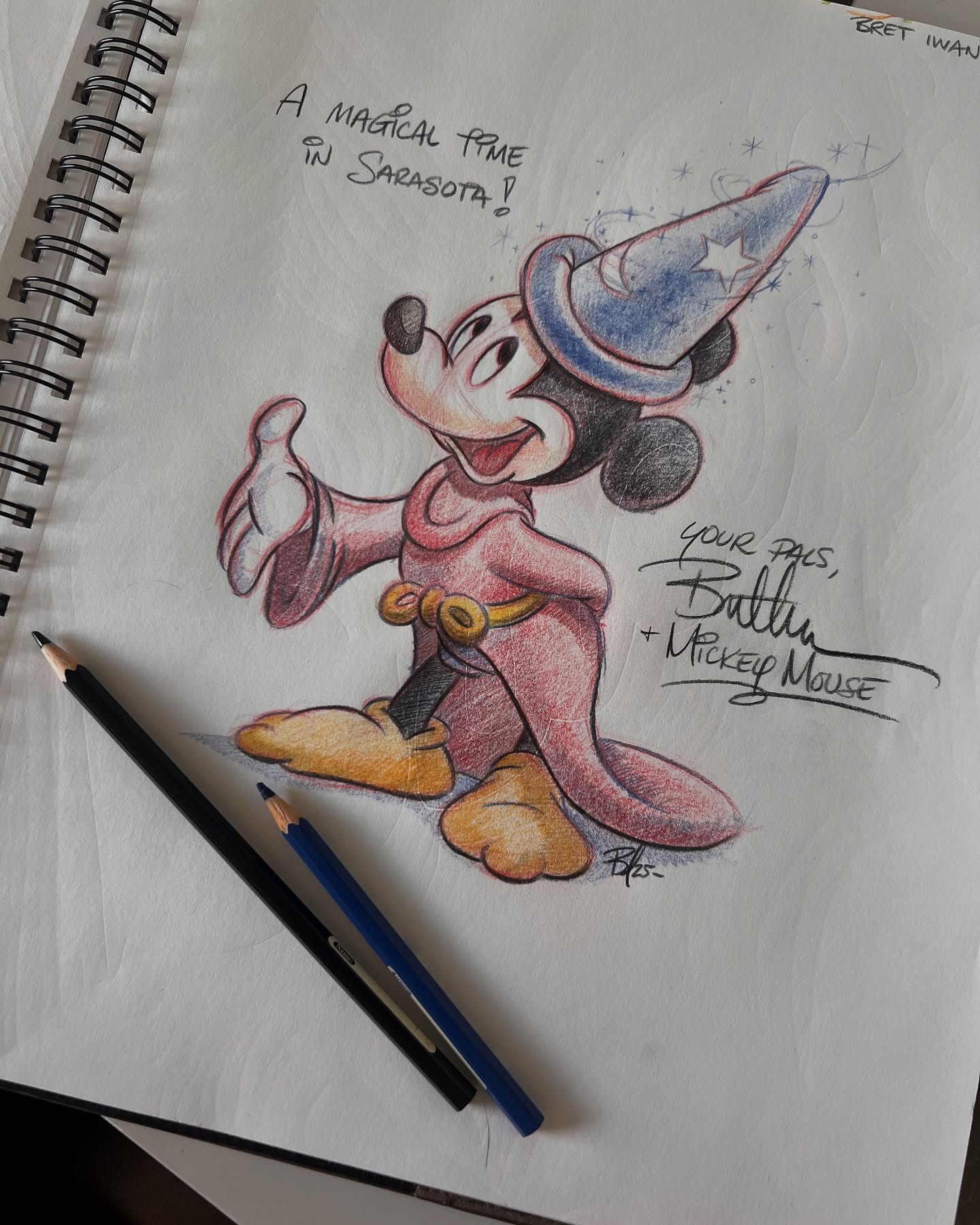Sarasota Hotel Embraces Disney Art Community Sarasota hotel delights art lovers; Disney guestbooks and Mickey magic steal the spotlight