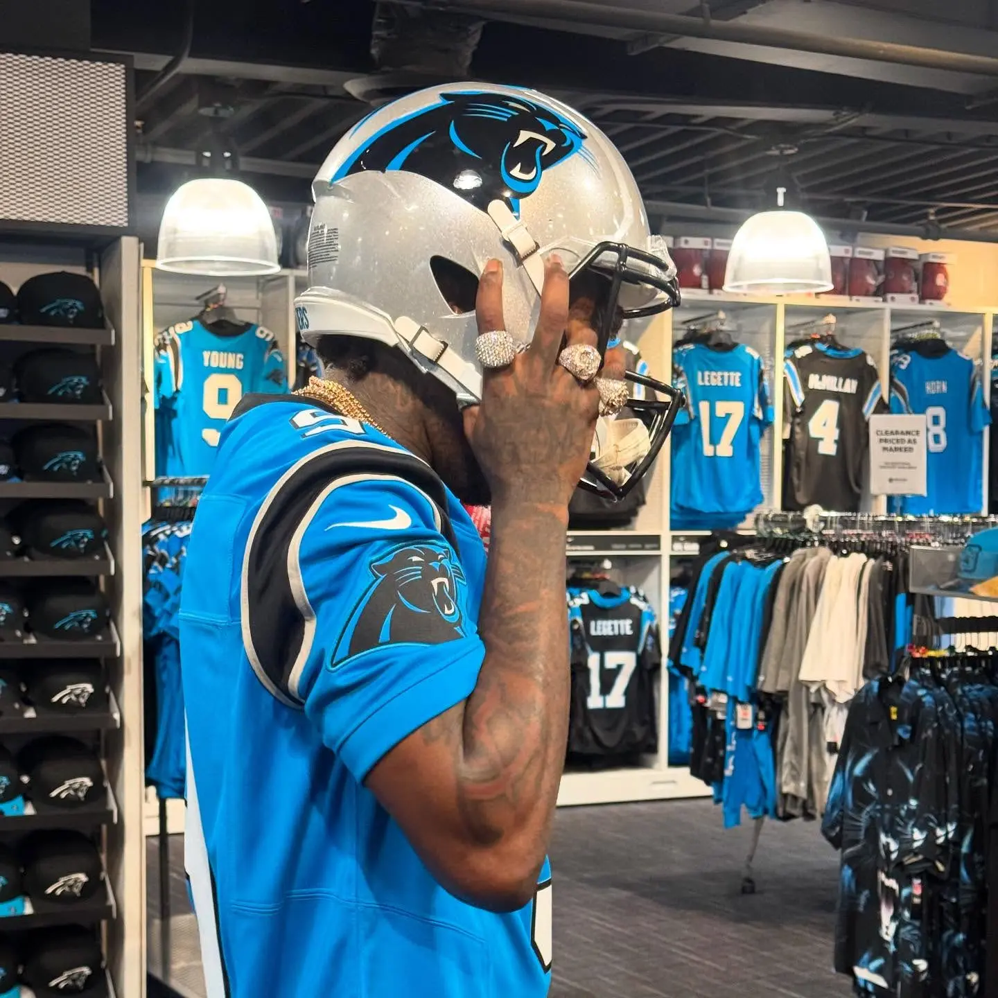 Sauce Walka Flies To Carolina For Panther Venture
