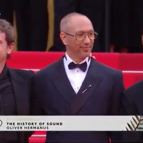 Sbarge at Cannes for The History Of Sound Premiere