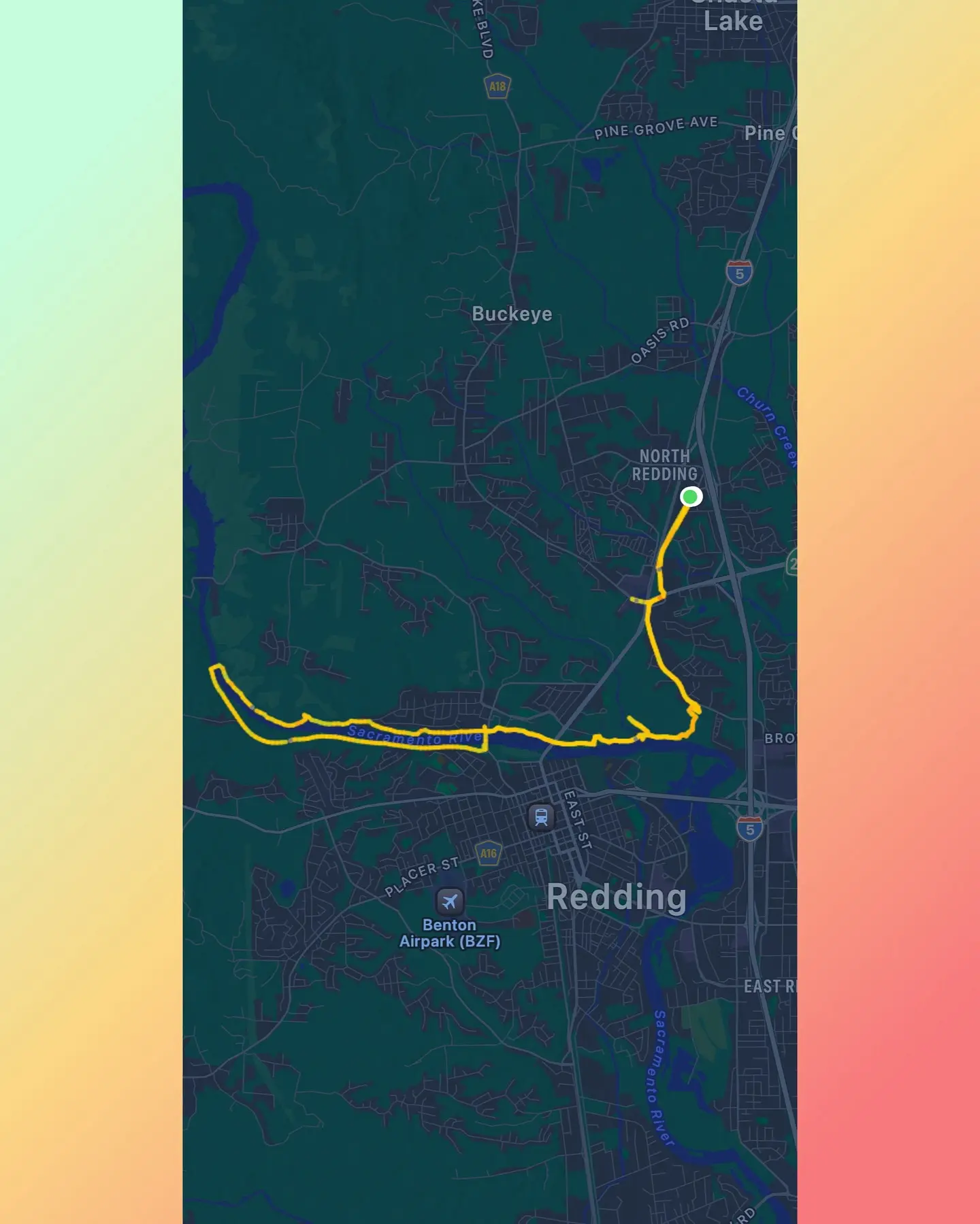 Scenic Redding Run Unveils Mountain Majesty