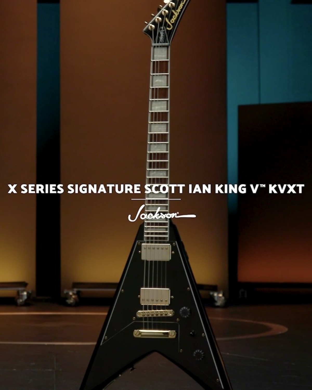 Legend’s design: high-output pickups, 22 frets, sleek Gloss Black finish, pure thrash power V8!!