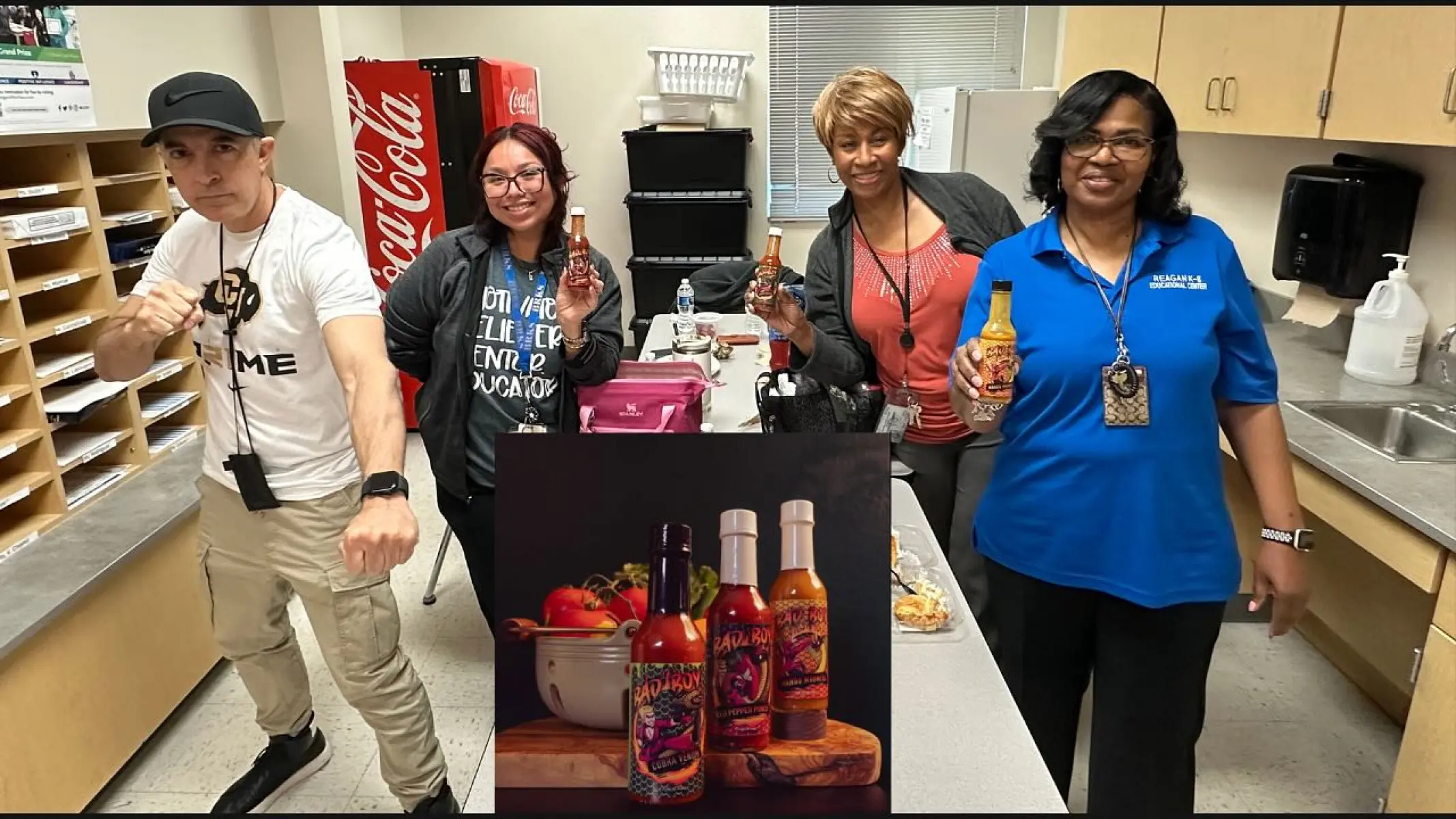 Sean Kanan Shares Hot Sauce With Coworkers Celebrity Chef and Actor Sean Kanan Unveils All 3 Flavors of Bad Boy Eats Hot Sauce! Yum!!