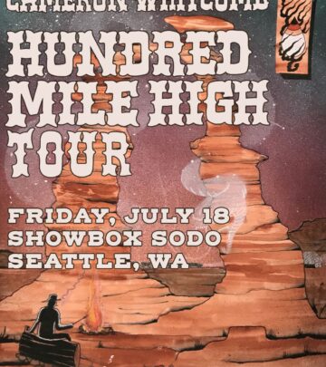 Seattle Live Music: Cameron Whitcomb On Stage Soon