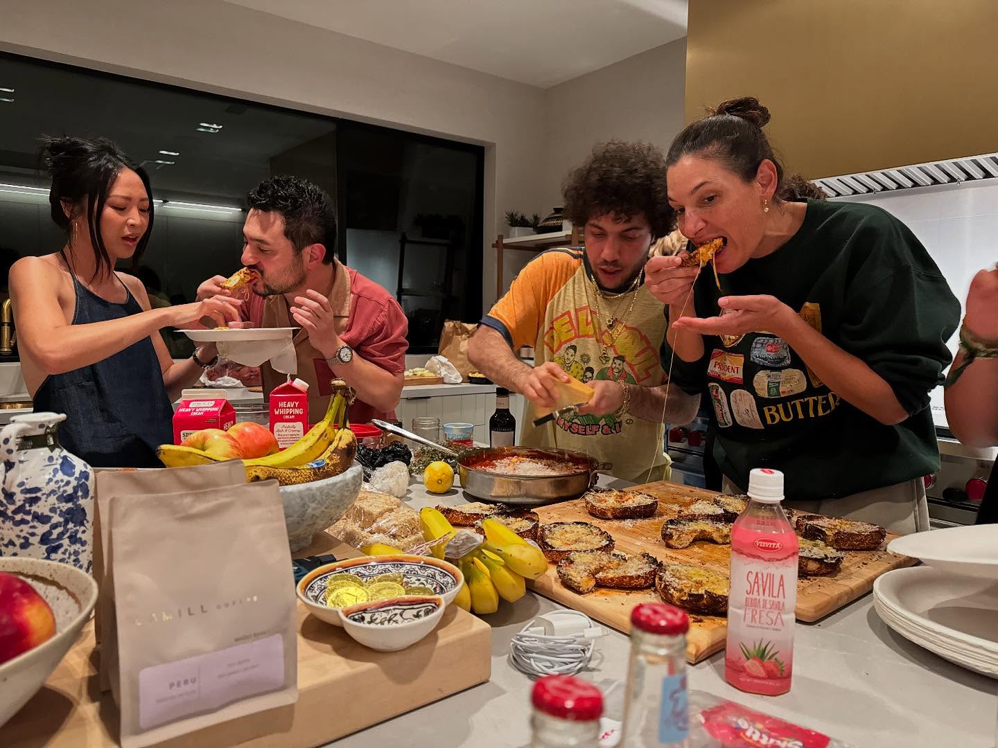 Selena Gomez Hosts Supper Club With Childhood Treats