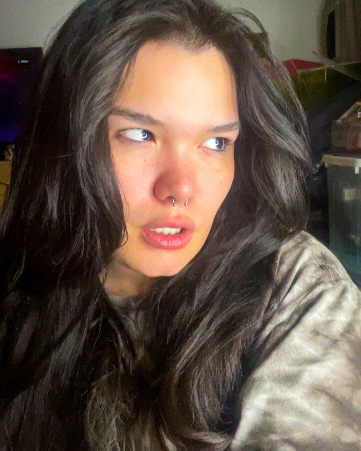 Septum Trend Resurfaces In Celebrity Style Madi De La Garza rocks the septum piercing revival, sparking vivid 2017 style flashbacks!!