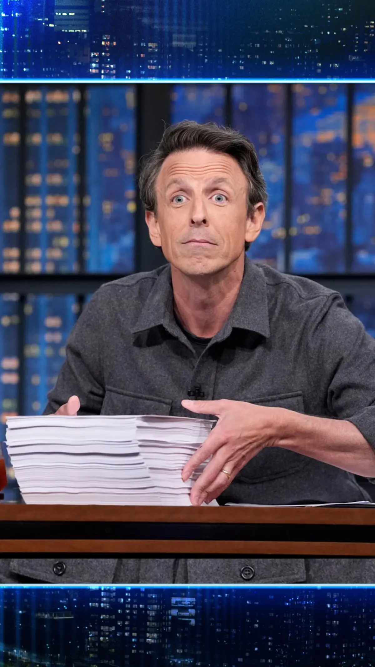 Comedian Seth Meyers posts a quirky correction on Instagram, leaving fans amused tonight!!