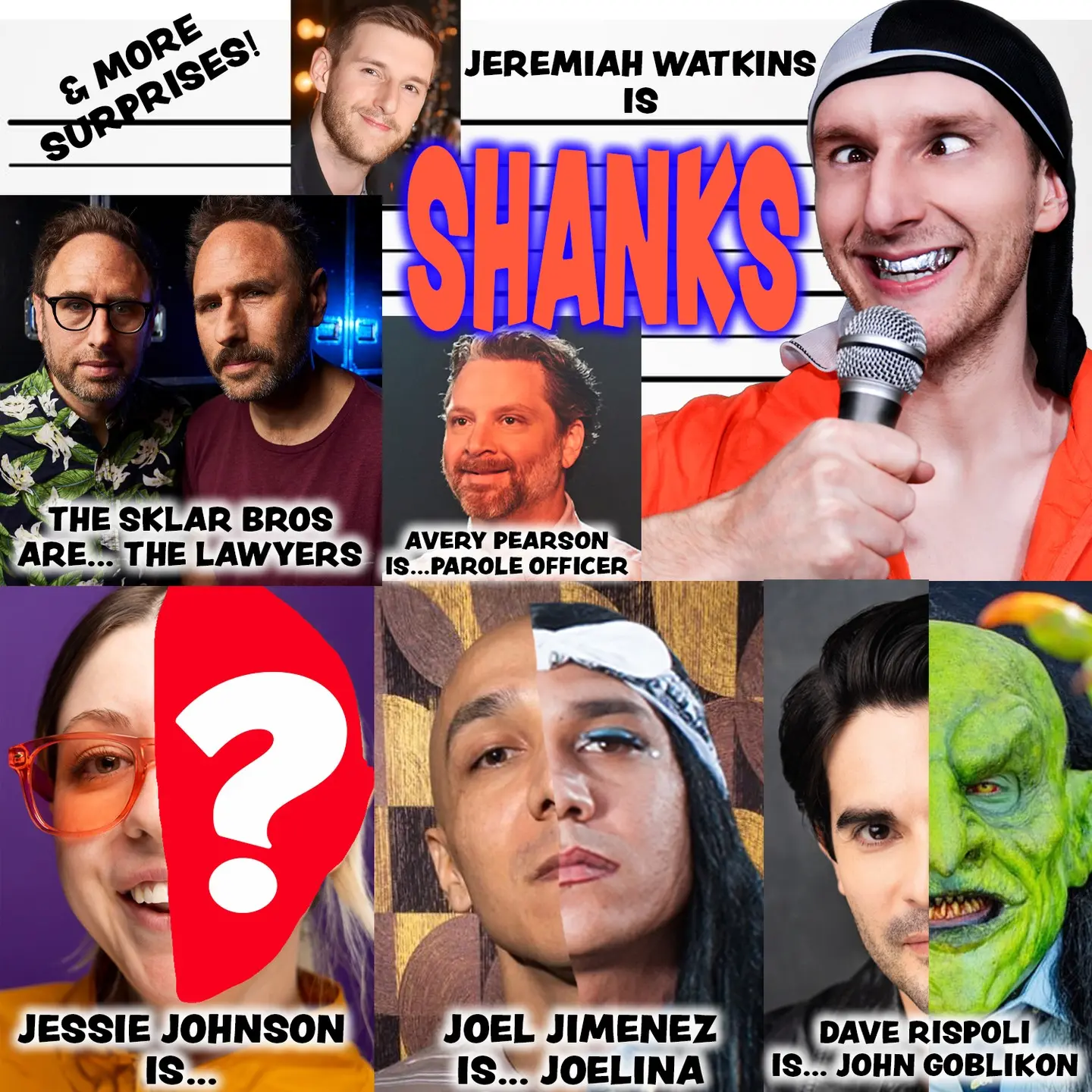 Shanks Prison Party: A Wild New Variety Show Join laughter and epic twists at Shanks Prison Party, where comedy meets wild surprises!!!