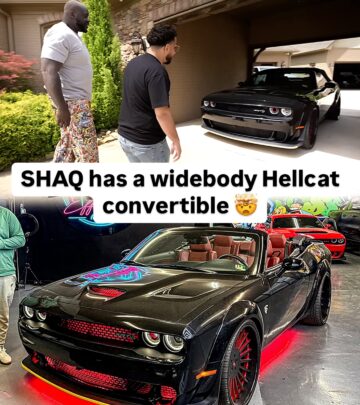 Shaq’s Custom Hellcat Convertible Debuts In Style