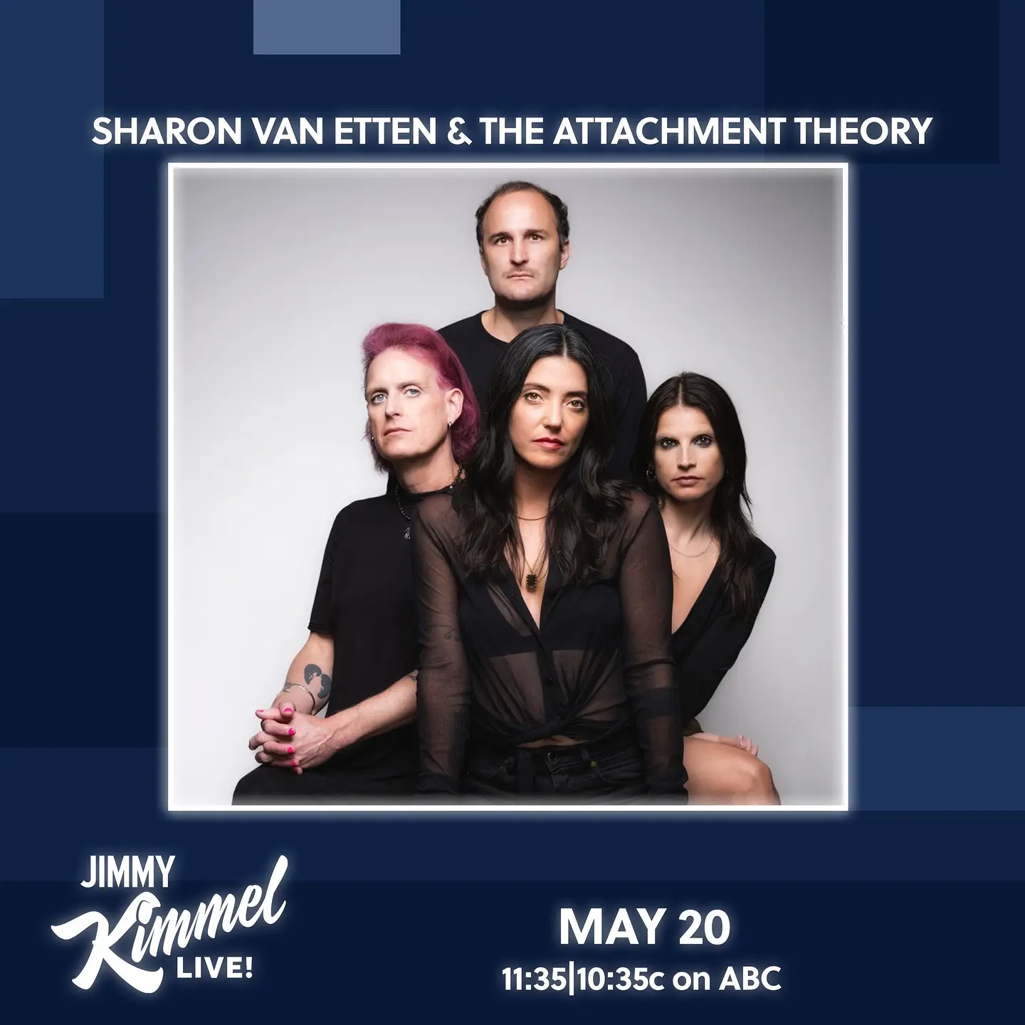 Sharon Van Etten Shines on Jimmy Kimmel Live Tour wraps as singer reconnects with LA on live TV, celebrating her dear homecoming show!!