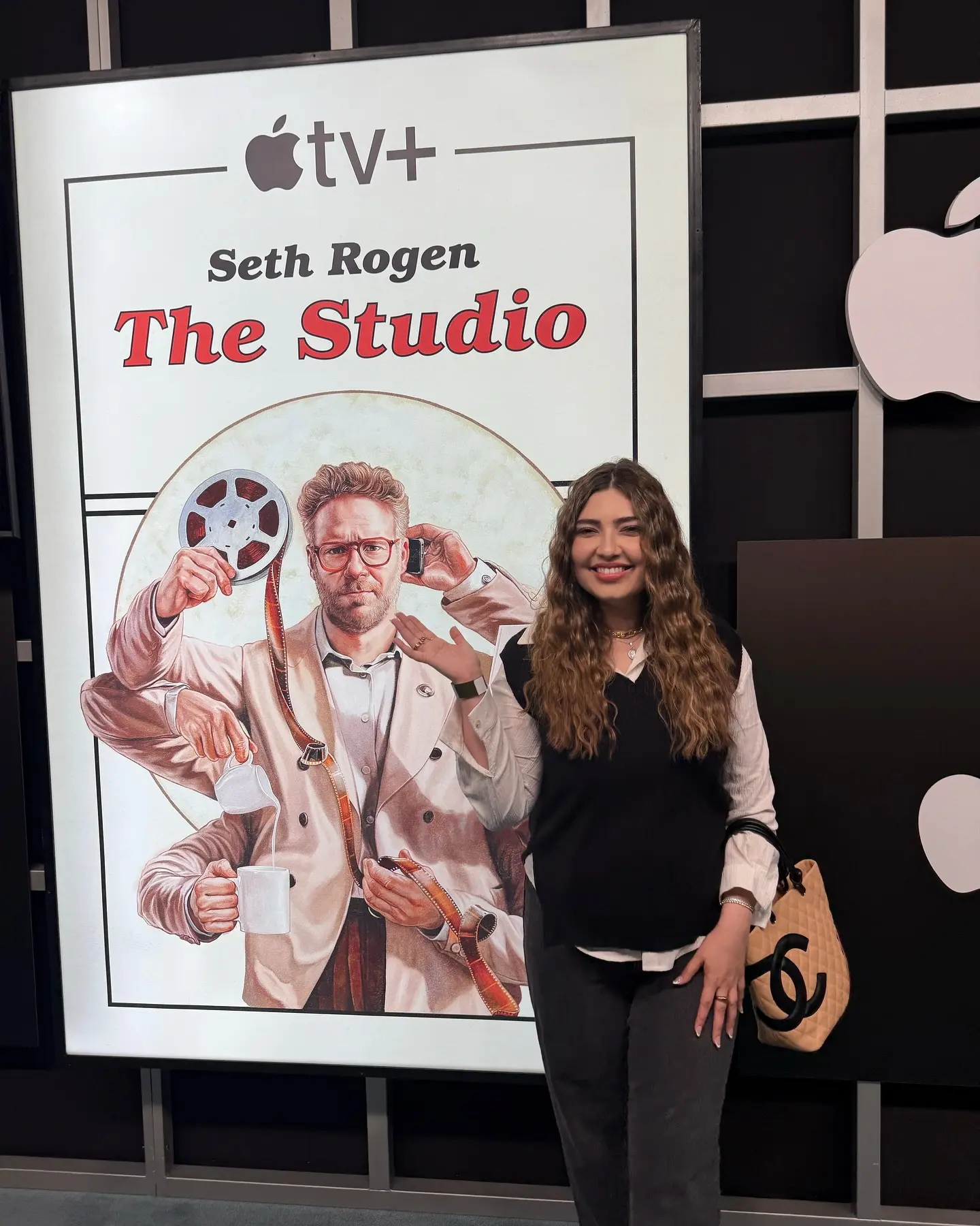 Shelby Young at Apple TV’s FYC House Screening Shelby Young joined Apple TV+'s FYC screening of The Studio finale and toured Lumon's set.