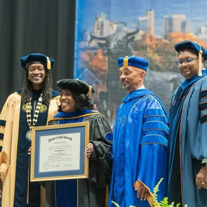 Sheryl Underwood Earns Honorary Doctorate at JCSU