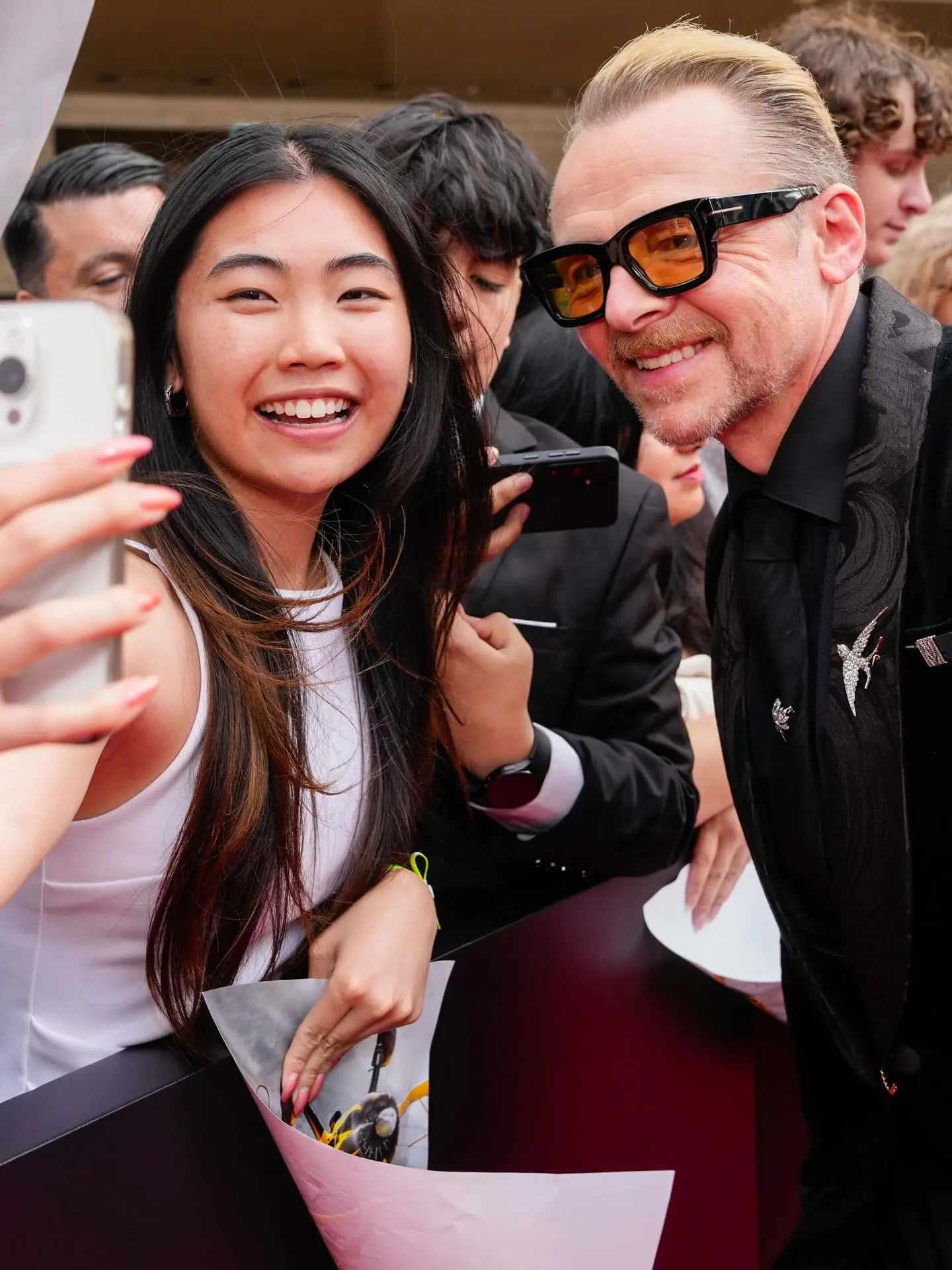 Simon Pegg’s NYC Farewell Shines On Red Carpet
