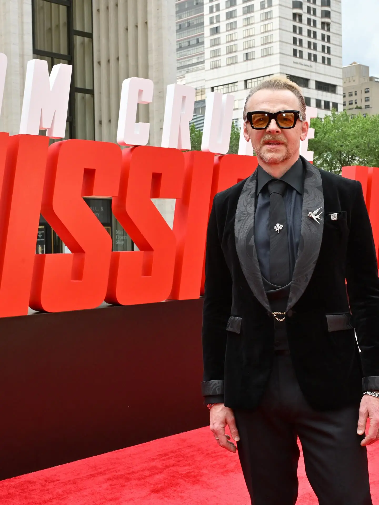 Simon Pegg’s NYC Farewell Shines On Red Carpet