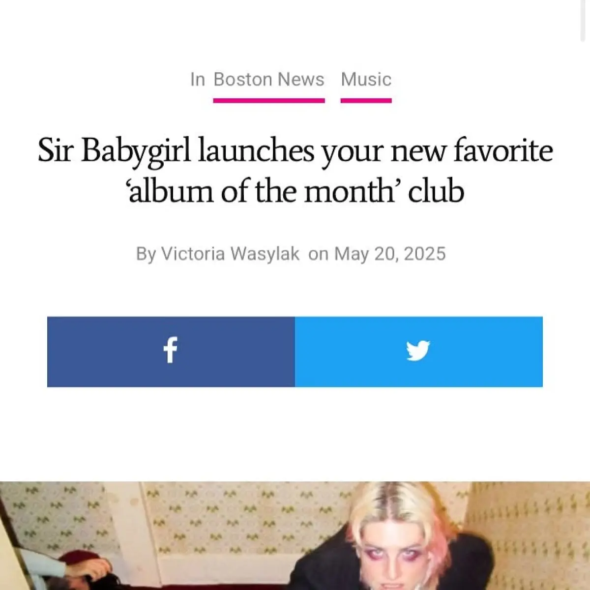 Sir Babygirl Celebrates Album Of The Month Club Dynamic album musings, exclusive newsletter, and heartfelt shout-outs charm devoted fans.