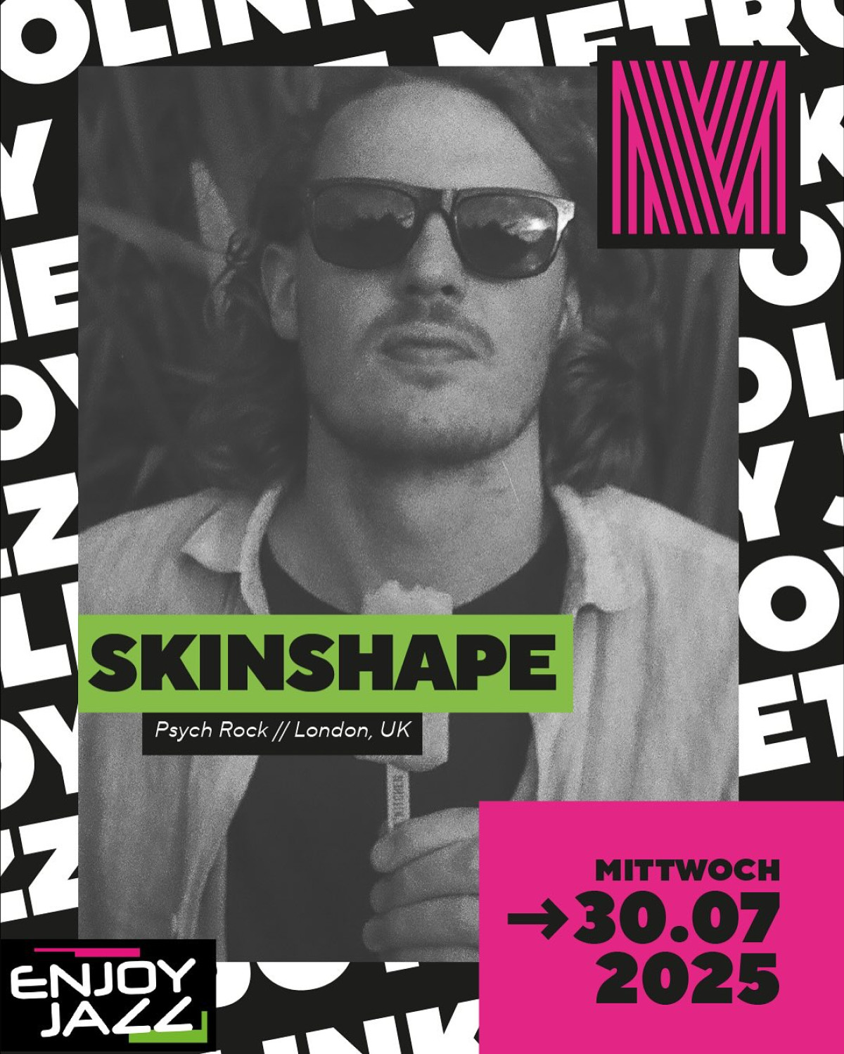Skinshape Set To Rock Heidelberg On July 30 Dynamic Briton Skinshape dazzles with funk, reggae, and psychedelic vibes in Heidelberg!!!