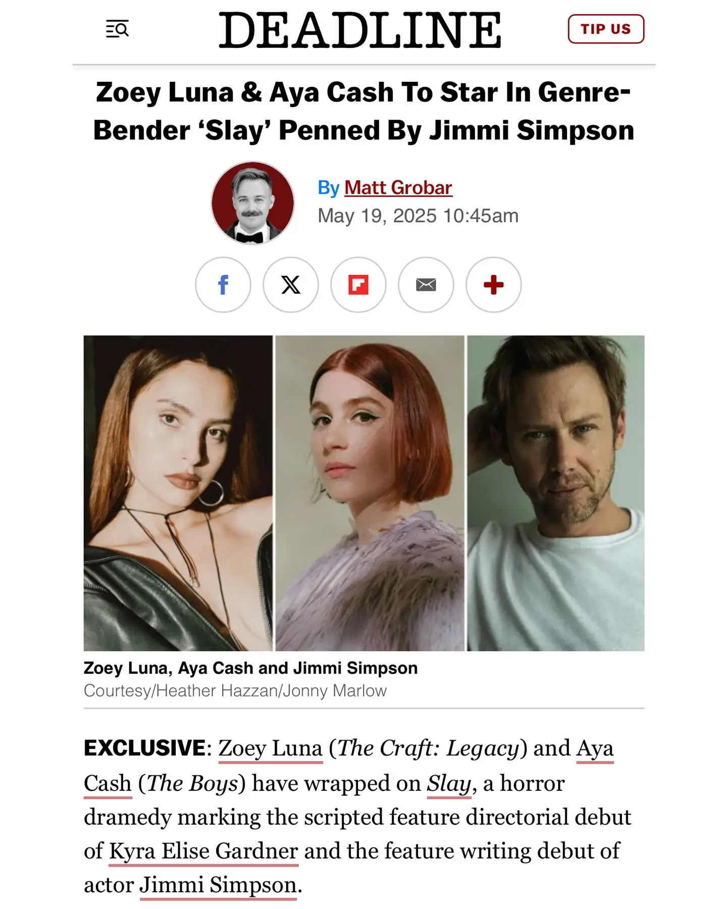SLAY Film Breaks Ground In Indie Horror Indie horror 'SLAY' dazzles with twisted visuals, stellar crew, and bold, fresh vibe now!!