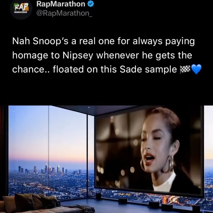 Snoop Dogg Honors Nipsey Hussle With Sade Sample Flip