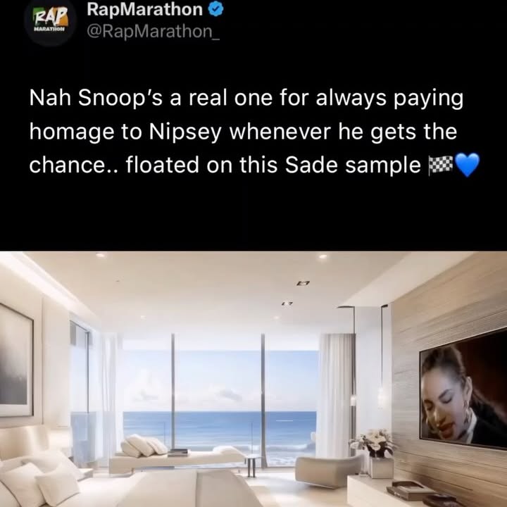 Snoop Dogg Honors Nipsey Hussle With Sade Sample Flip