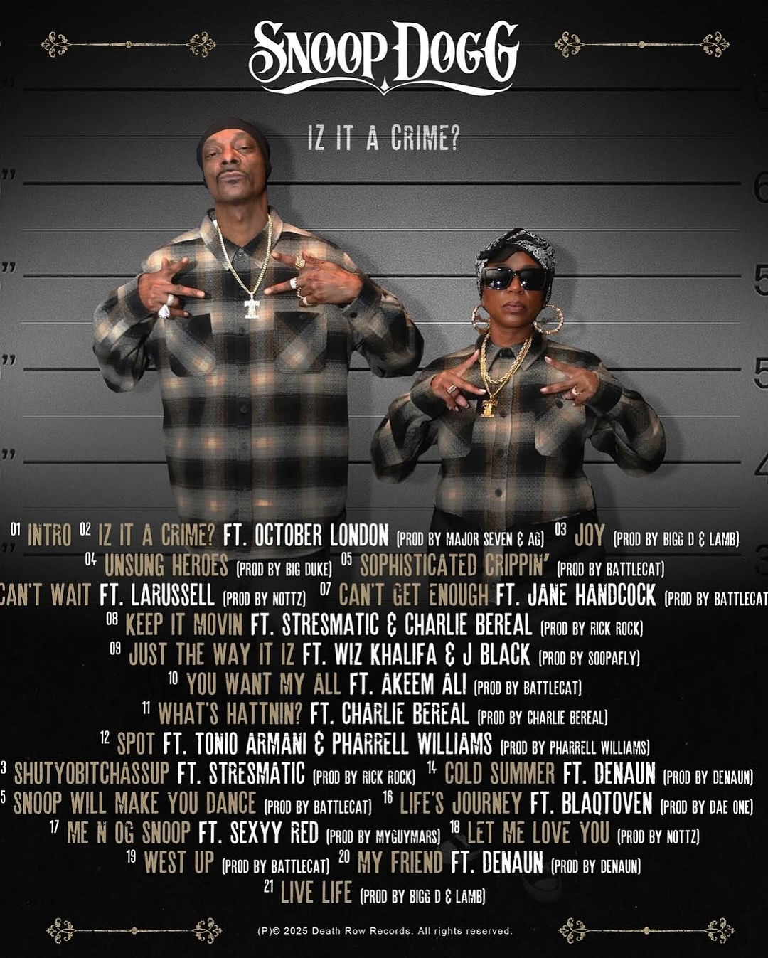 Snoop Dogg Releases New Album 'Iz It A Crime?'