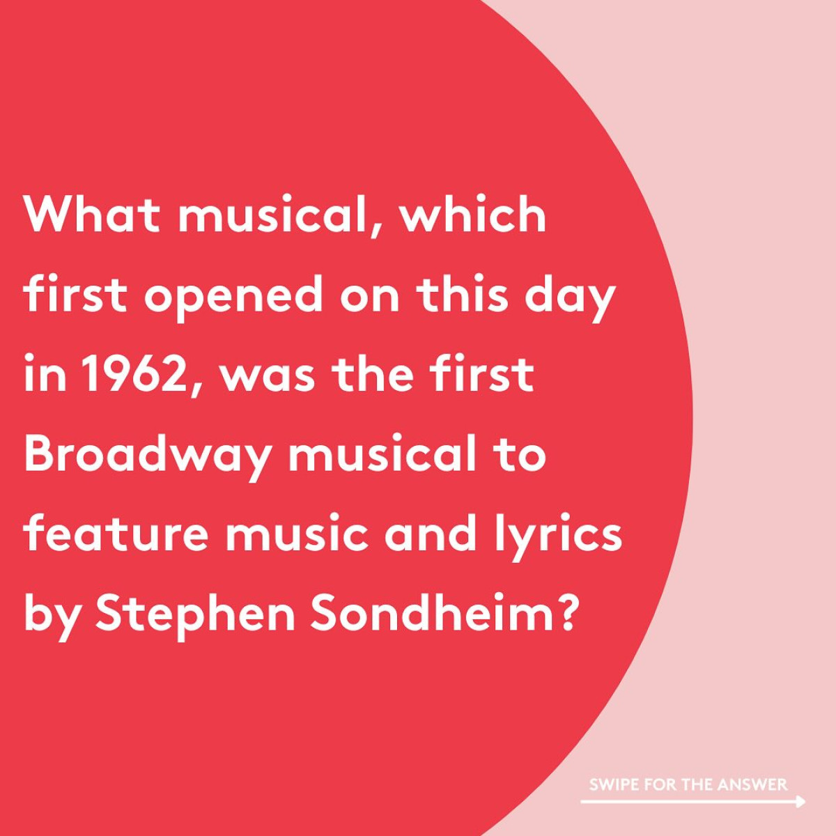 Discover the genius who launched Sondheim’s rich Broadway journey via trivia - pure fun!!!