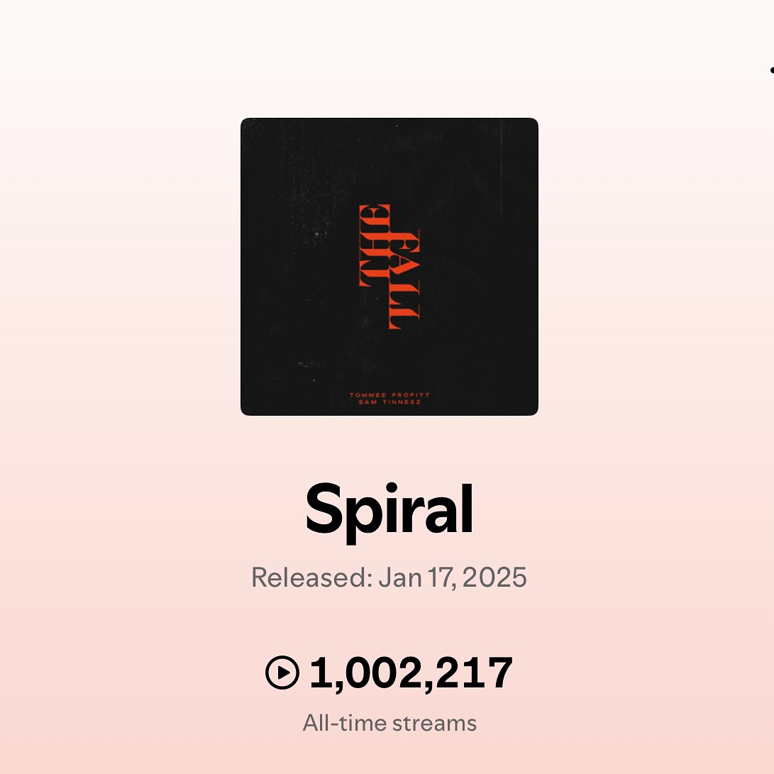Spiral Song Milestone: Million Streams On Spotify