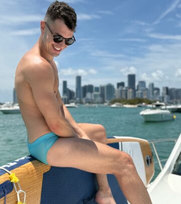Roberto Morean enjoys a serene retreat in Miami, embracing calm and cherished family ties.