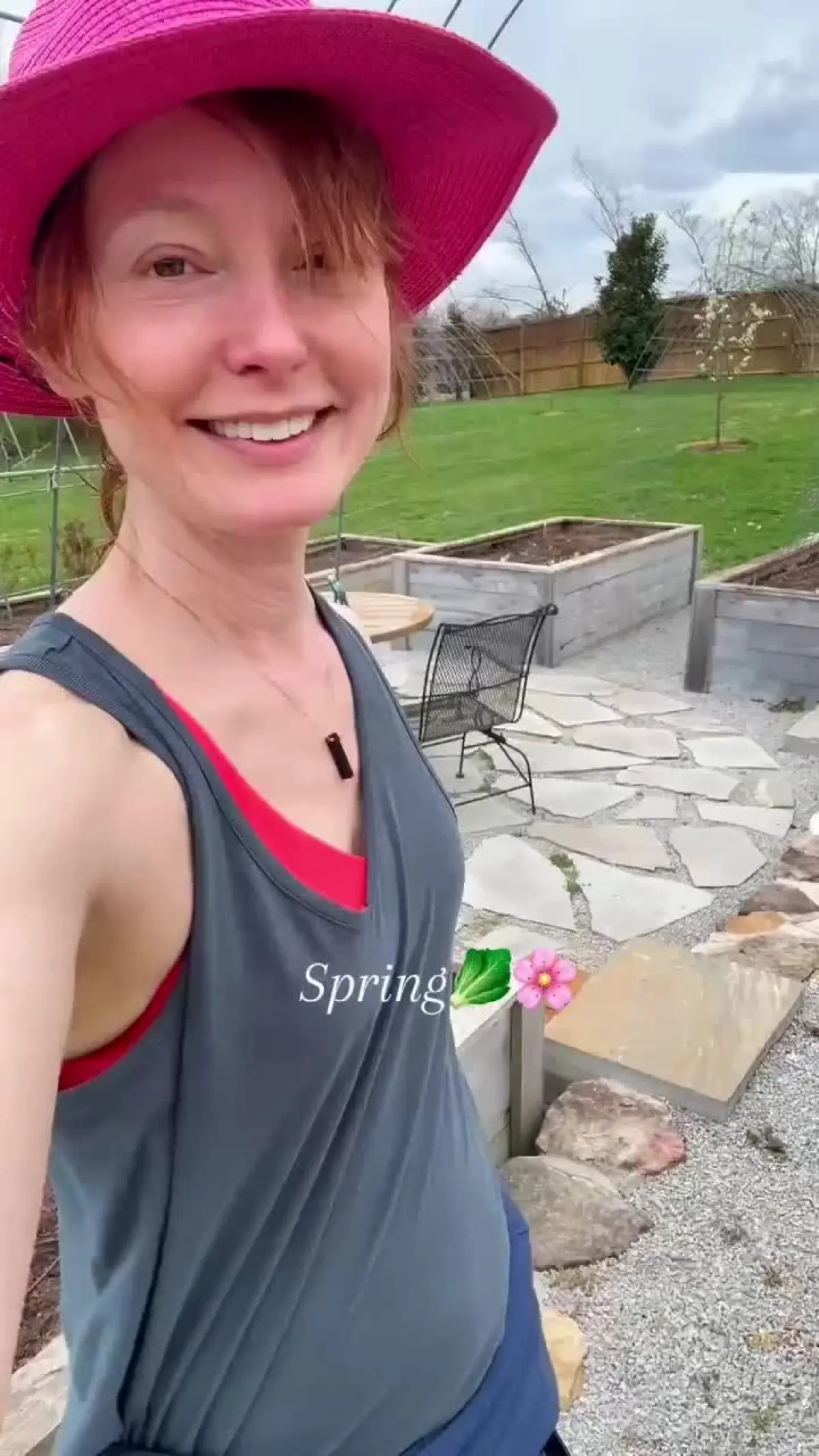 Spring Greens Bloom In Nashville Garden Alicia Witt unveils her organic Nashville garden celebrating full spring bloom with energy.