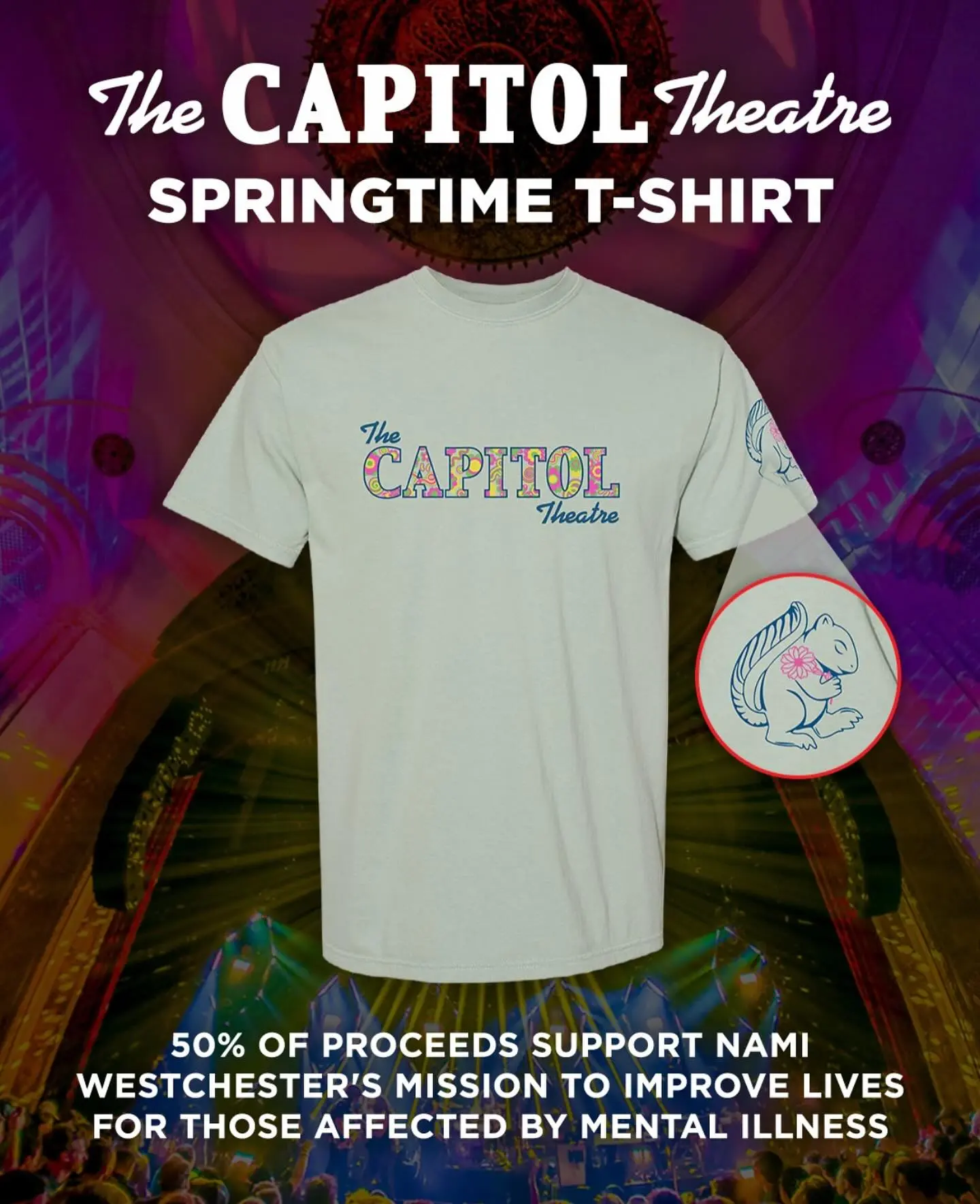 Spring T-Shirt Sale Supports Mental Health Celebrate spring in style as The Cap donates 50% of proceeds to support NAMI Westchester!!!