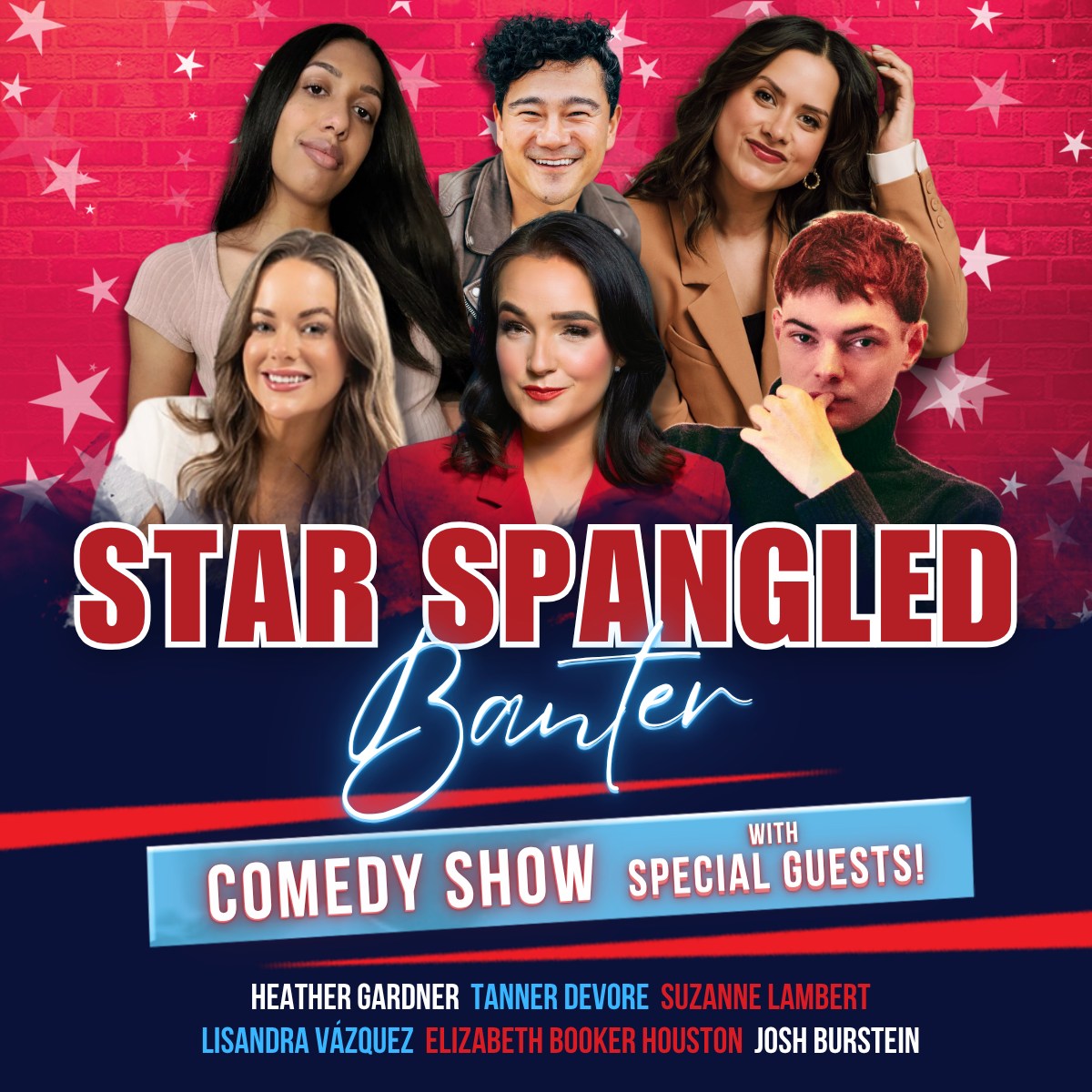Star Spangled Banter: Political Comedy Night Provocative wit, incisive debate, and bold progressive energy light up The Den June 11.!!