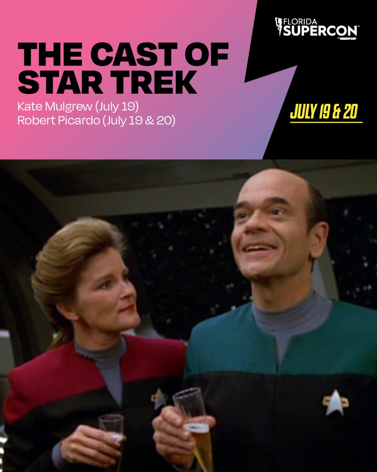 Join autograph panels, photo ops and exclusive chats with Star Trek legends in Miami now!