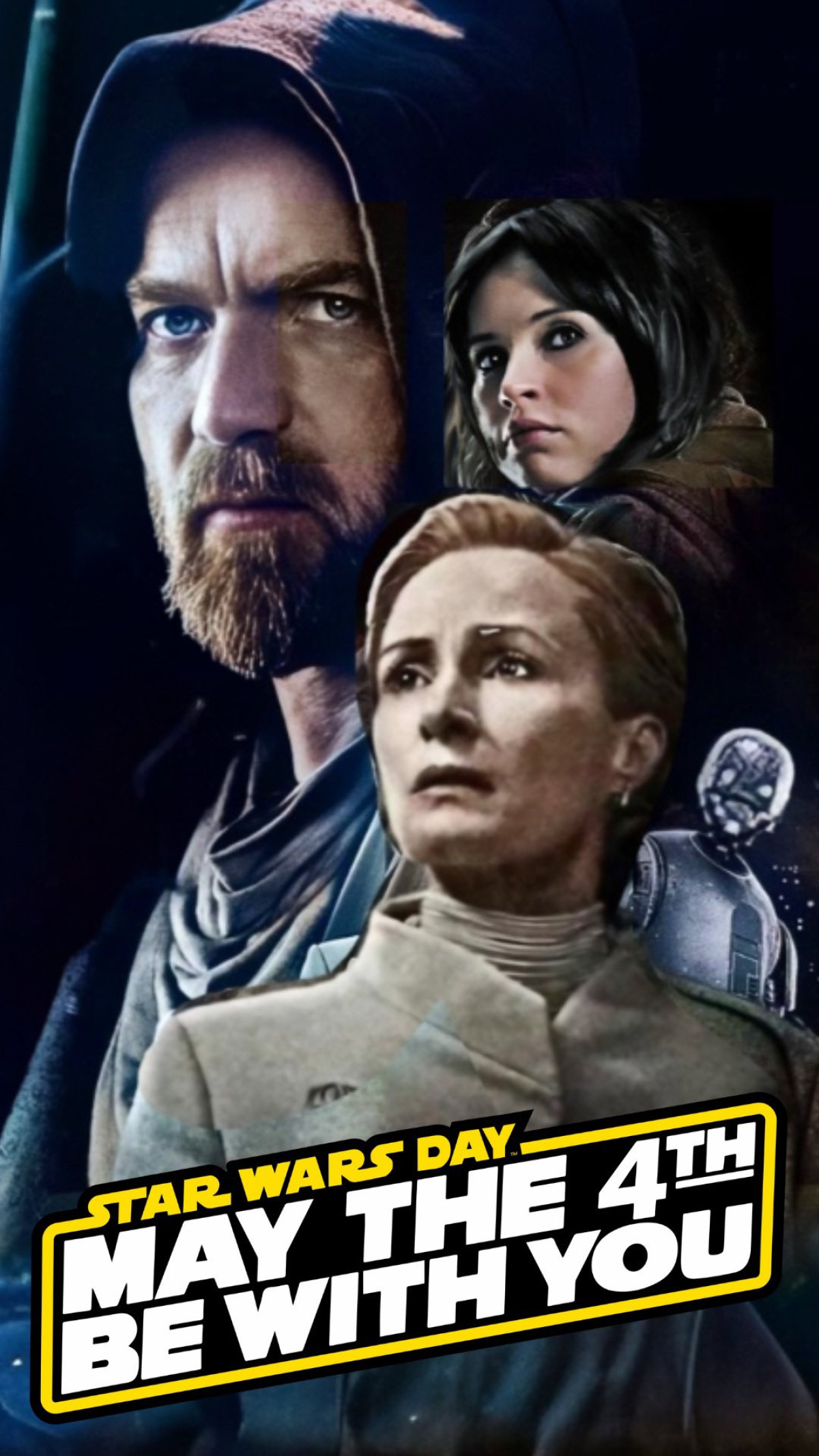 Star Wars Day Celebration by Wilson Cleveland Witty fandom tribute merges Instagram humor and iconic pop culture on a rebel Star Wars day!!
