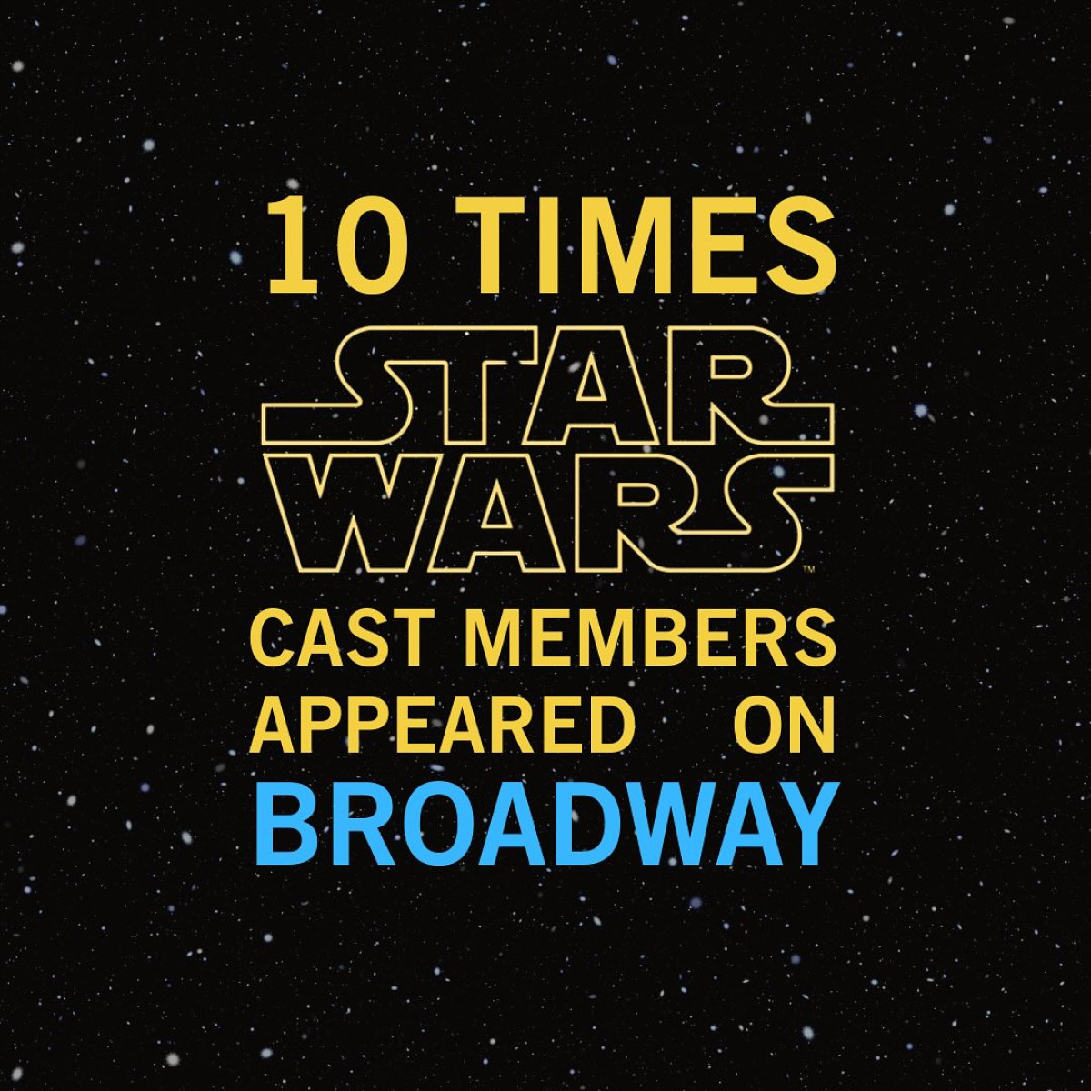 Star Wars On Broadway: A Galactic Celebration Broadway lights up as iconic Star Wars legends meet live theatre on an unforgettable galactic stage.