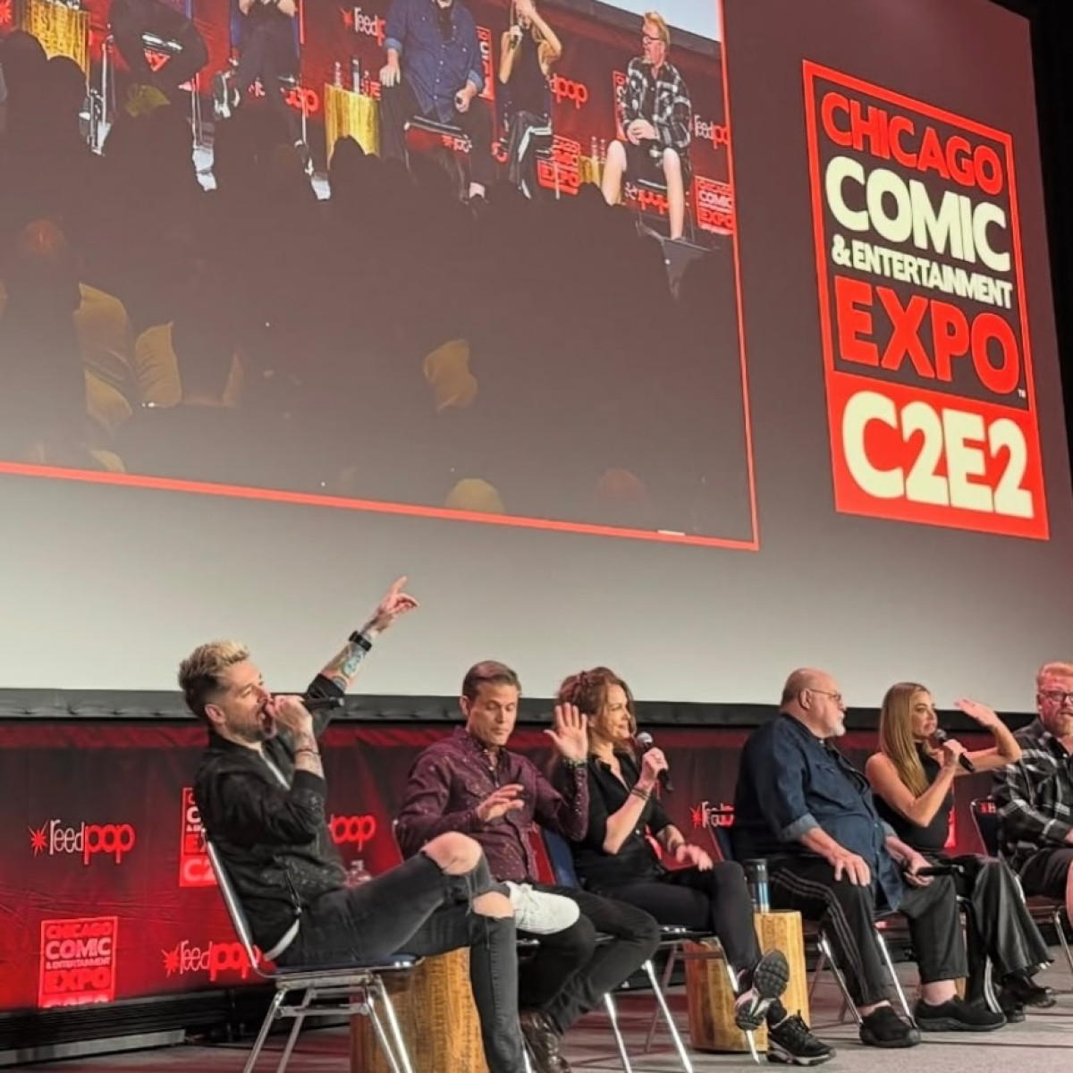 Starship Troopers Reunion Panel Lights Up C2E2 Mike Rome shares a #wbw throwback from the Starship Troopers reunion panel at C2E2 Chicago