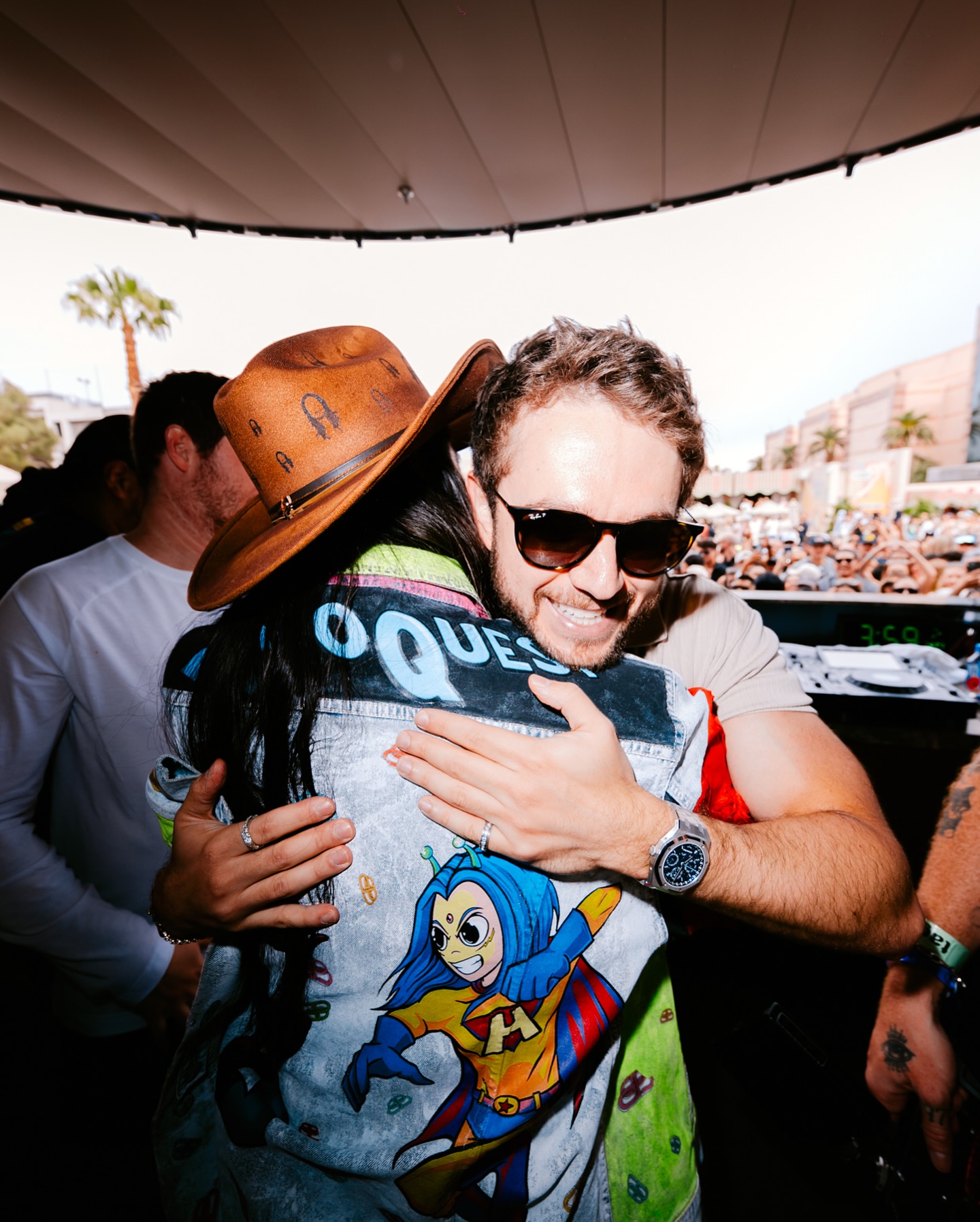 Steve Aoki Lights Up Palm Tree Beach Club Opening