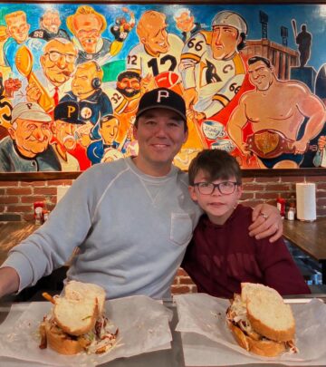 Steve Byrne Enjoys Homecoming Fun In PGH