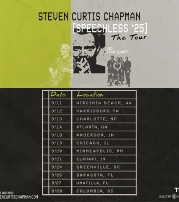 Steven Curtis Chapman Announces Speechless ’25 Tour