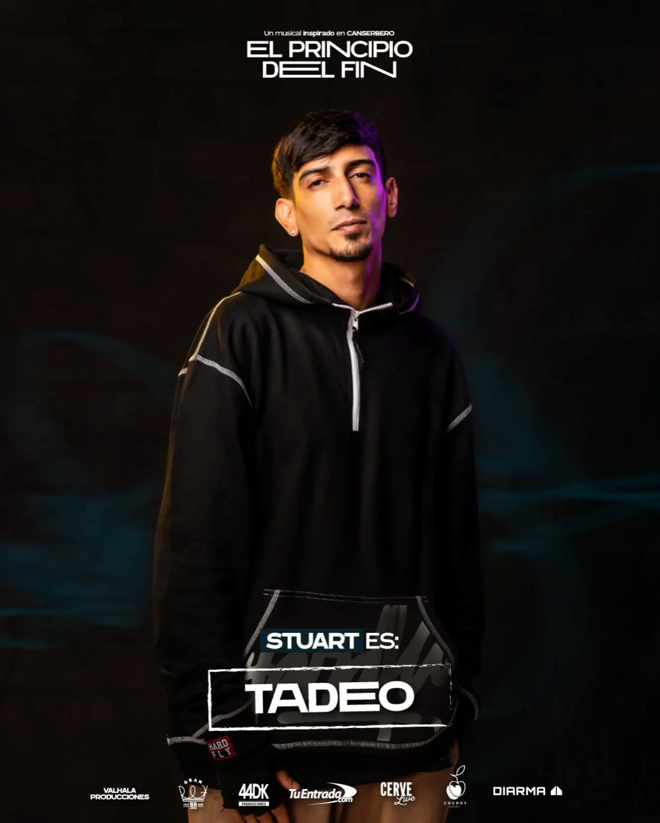 Stuart Infante Debuts as Tadeo in ‘El Principio Del Fin’ Musical Live hip-hop theatre meets epic Canserbero tribute headlining Teatro Gran Rex on August 14